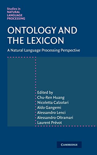 Imagen de archivo de Ontology and the Lexicon: A Natural Language Processing Perspective (Studies in Natural Language Processing) a la venta por HPB-Red