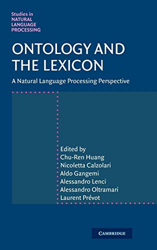 Stock image for Ontology and the Lexicon: A Natural Language Processing Perspective (Studies in Natural Language Processing) for sale by HPB-Red