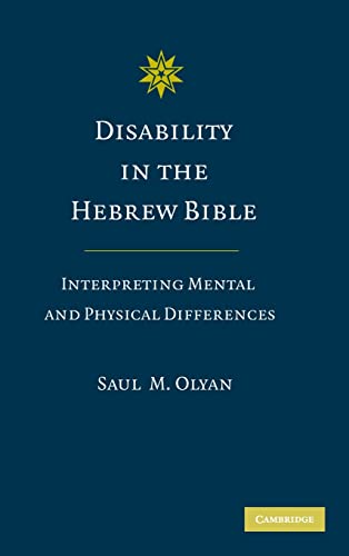 Stock image for Disability in the Hebrew Bible: Interpreting Mental and Physical Differences for sale by Salsus Books (P.B.F.A.)