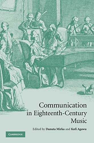 Stock image for Communication in eighteenth-century music for sale by Carothers and Carothers