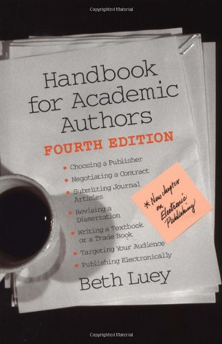 Beispielbild fr Handbook for Academic Authors zum Verkauf von Better World Books: West
