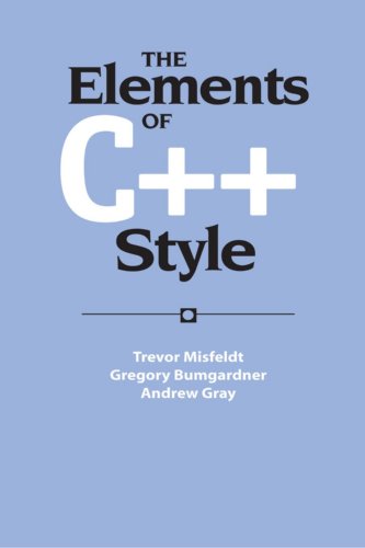 9780521893084: The Elements of C++ Style (Sigs Reference Library)