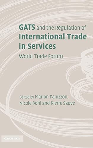 Beispielbild fr GATS and the Regulation of International Trade in Services zum Verkauf von Books Puddle