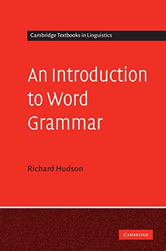 9780521896900: An Introduction to Word Grammar