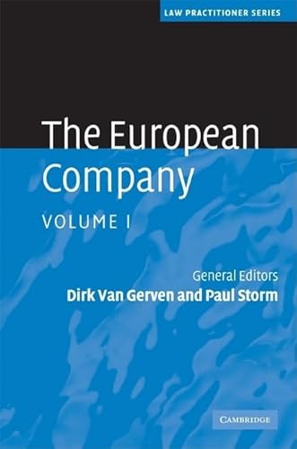 9780521897617: The European Company 2 Volume Hardback Set (Law Practitioner Series)