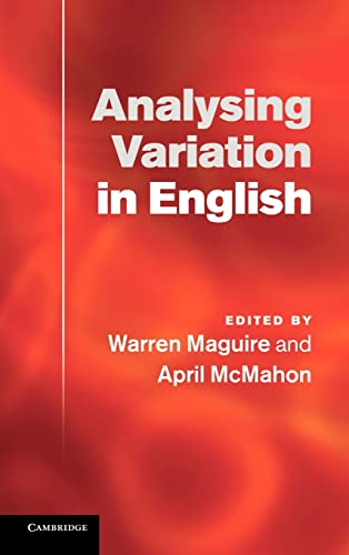 Beispielbild fr Analysing Variation in English zum Verkauf von Prior Books Ltd