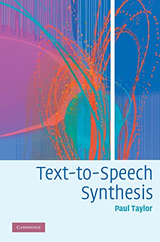 9780521899277: Text-to-Speech Synthesis Hardback