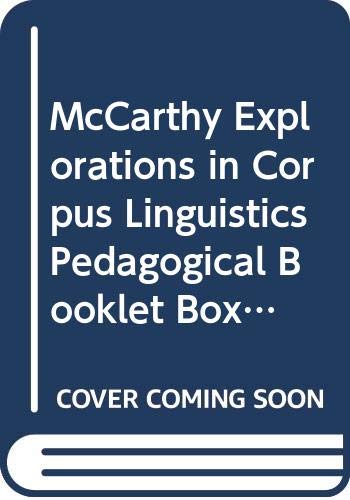 9780521925129: McCarthy Explorations in Corpus Linguistics Pedagogical Booklet Box New York Only