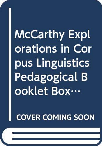 Stock image for McCarthy Explorations in Corpus Linguistics Pedagogical Booklet Box New York Only for sale by HPB Inc.