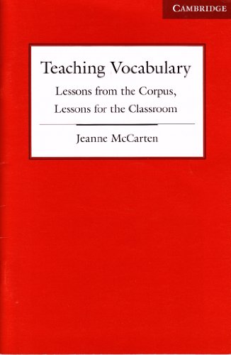 9780521943253: Jeanne McCarten Teaching Vocab Pedagogical Booklet Nyo 2007 NY Box Only