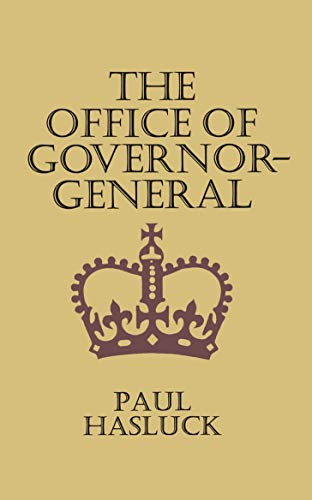 9780522841879: The Office of the Governor-General