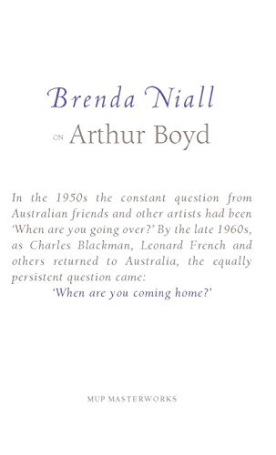 Stock image for On Arthur Boyd for sale by Yarra Cottage Books