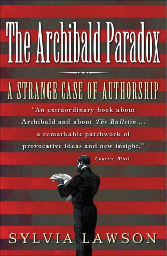 Stock image for The Archibald Paradox A Strange Case of Authorship for sale by PBShop.store US