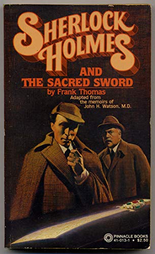 Imagen de archivo de Sherlock Holmes and the Sacred Sword. a la venta por Sara Armstrong - Books