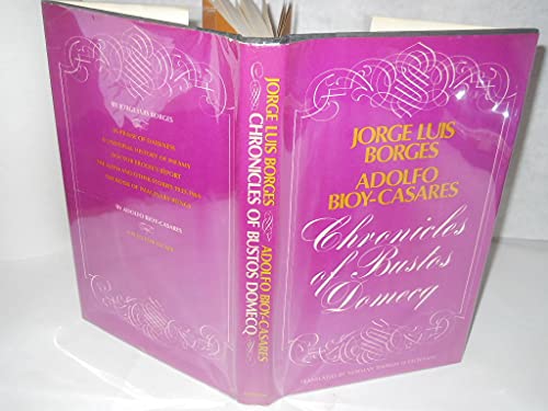 Beispielbild fr Chronicles of Bustos Domecq zum Verkauf von Better World Books