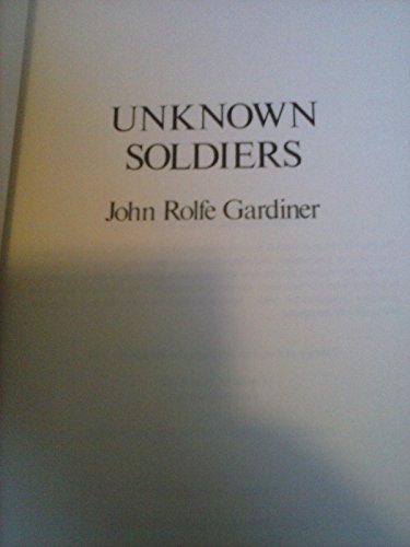 Beispielbild fr Unknown soldiers zum Verkauf von Wonder Book