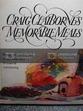 Beispielbild fr Craig Claiborne's Memorable Meals zum Verkauf von Wonder Book