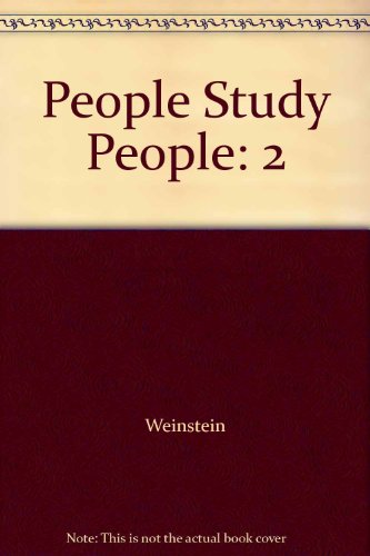 People Study People: 2 (9780525368557) by Weinstein
