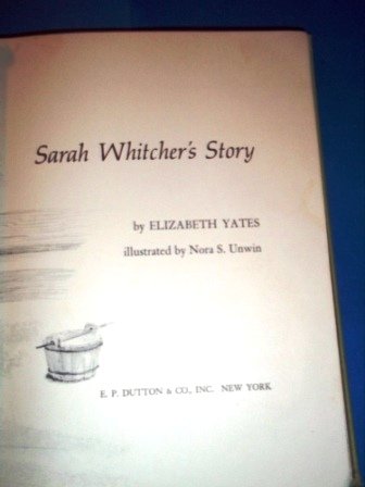 9780525388005: Sarah Whitcher's story