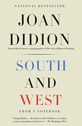 9780525434191: South and West: From a Notebook (Vintage International) [Idioma Inglés]