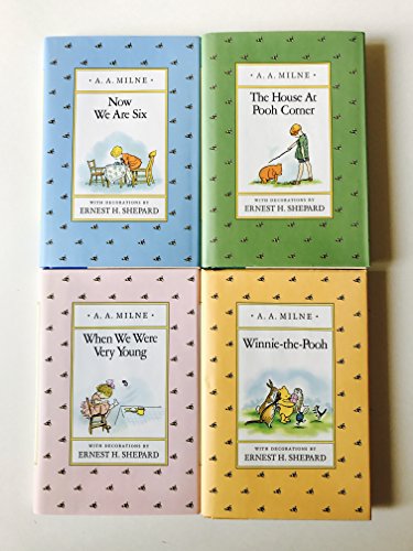 Stock image for Poohs Library: Winnie-The-Pooh, The House At Pooh Corner, When We Were Very Young, Now We Are Six (Pooh Original Edition) for sale by Goodwill Books