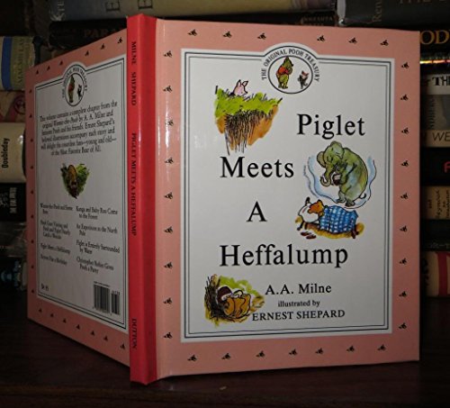 9780525447085: Piglet meets a heffalump (Winnie-the-Pooh storybooks)