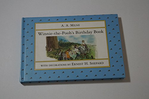 Beispielbild fr Winnie-the-Pooh's Birthday Book zum Verkauf von SecondSale