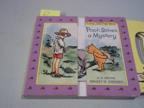 Beispielbild fr Pooh Solves a Mystery, a slide and peek book zum Verkauf von Alf Books