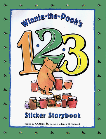 Stock image for Winnie-the-Pooh's 123 Sticker Storybook for sale by HPB-Diamond