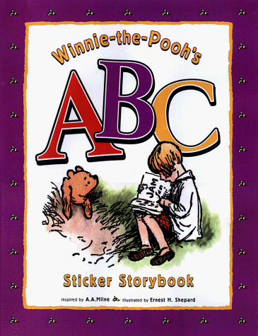 9780525462750: Winnie-the-Pooh's ABC Sticker Storybook