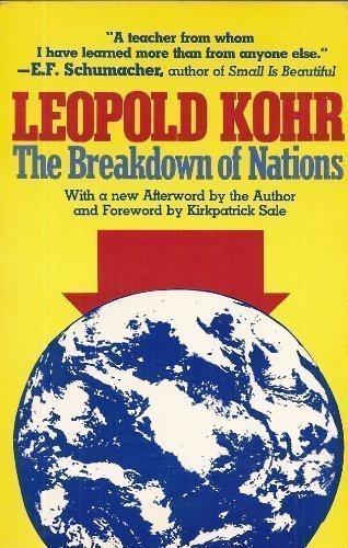 Stock image for The Breakdown of Nations for sale by Better World Books Ltd