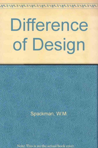 Stock image for Difference of Design for sale by Montclair Book Center