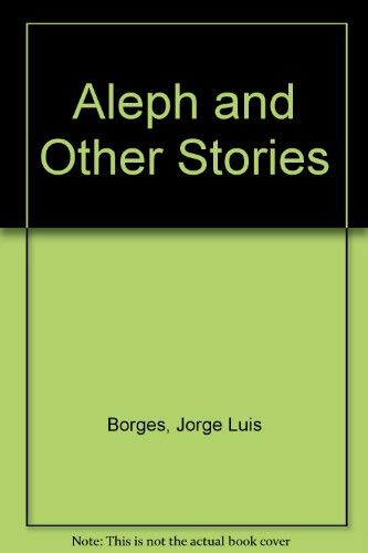 Stock image for Aleph and Other Stories for sale by Wonder Book