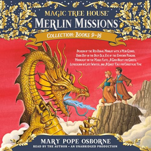 Stock image for Merlin Missions Collection: Books 9-16: Dragon of the Red Dawn; Monday with a Mad Genius; Dark Day in the Deep Sea; Eve of the Emperor Penguin; and more (Magic Tree House (R) Merlin Mission) for sale by Dream Books Co.