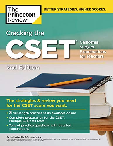 9780525567622: Cracking the CSET (California Subject Examinations for Teachers), 2nd Edition: The Strategy & Review You Need for the CSET Score You Want (Professional Test Preparation)
