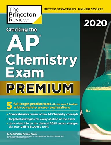 Beispielbild fr Cracking the AP Chemistry Exam 2020, Premium Edition: 5 Practice Tests + Complete Content Review (College Test Preparation) zum Verkauf von Gulf Coast Books