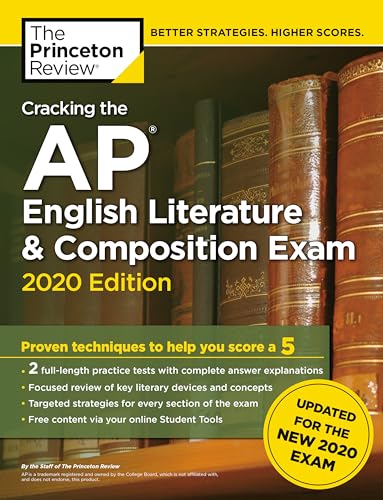 Stock image for Cracking the AP English Literature & Composition Exam, 2020 Edition: Practice Tests & Prep for the NEW 2020 Exam (College Test Preparation) for sale by Your Online Bookstore