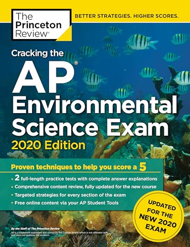 Stock image for Cracking the AP Environmental Science Exam, 2020 Edition: Practice Tests & Prep for the NEW 2020 Exam (College Test Preparation) for sale by Wonder Book