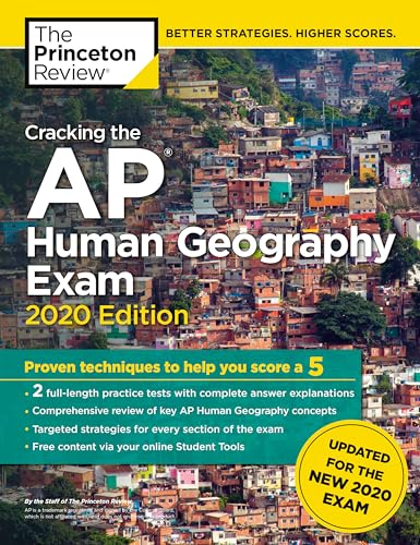 Stock image for Cracking the AP Human Geography Exam, 2020 Edition: Practice Tests & Prep for the NEW 2020 Exam (College Test Preparation) for sale by Gulf Coast Books