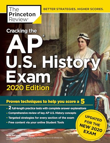 Beispielbild fr Cracking the AP U.S. History Exam, 2020 Edition: Practice Tests & Prep for the NEW 2020 Exam (College Test Preparation) zum Verkauf von SecondSale