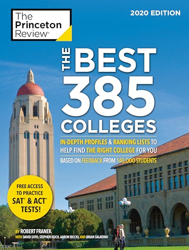 Stock image for The Best 385 Colleges, 2020 Edition : In-Depth Profiles and Ranking Lists to Help Find the Right College for You for sale by Better World Books