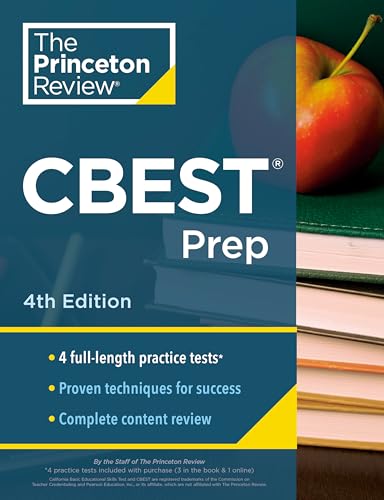 Stock image for Princeton Review CBEST Prep, 4th Edition: 3 Practice Tests + Content Review + Strategies to Master the California Basic Educational Skills Test (Professional Test Preparation) for sale by Books From California