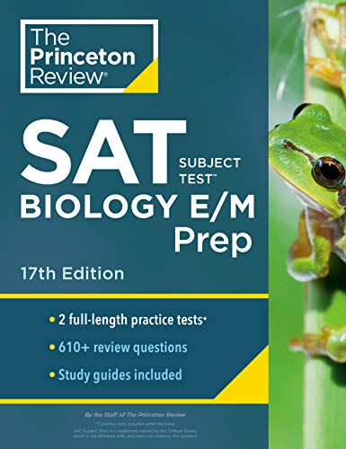 Beispielbild fr Princeton Review SAT Subject Test Biology E/M Prep, 17th Edition: Practice Tests + Content Review + Strategies & Techniques (College Test Preparation) zum Verkauf von SecondSale