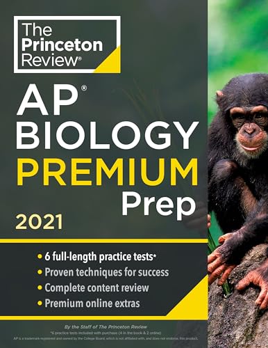 Beispielbild fr Princeton Review AP Biology Premium Prep, 2021: 6 Practice Tests + Complete Content Review + Strategies & Techniques (2021) (College Test Preparation) zum Verkauf von SecondSale