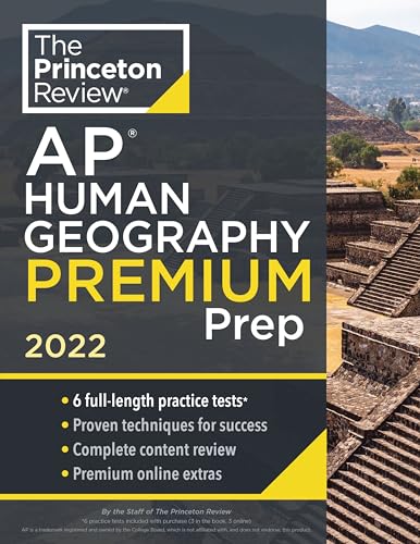 Imagen de archivo de Princeton Review AP Human Geography Premium Prep, 2022: 6 Practice Tests + Complete Content Review + Strategies and Techniques (College Test . Content Review + Strategies and Techniques a la venta por Brit Books