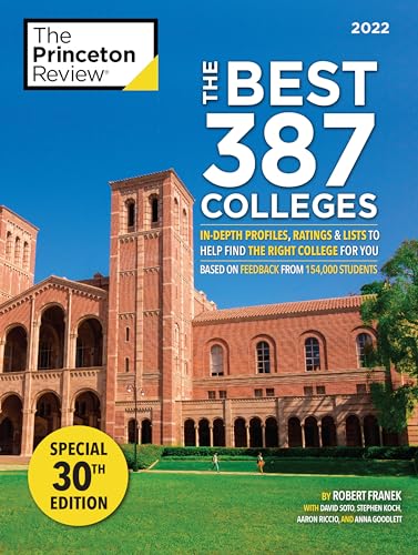 Stock image for The Best 387 Colleges, 2022: In-Depth Profiles & Ranking Lists to Help Find the Right College For You (2022) (College Admissions Guides) for sale by More Than Words