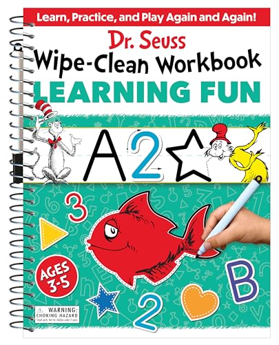Stock image for Dr. Seuss Wipe-Clean Workbook: Learning Fun: Activity Workbook for Ages 3-5 (Dr. Seuss Workbooks) for sale by Reliant Bookstore