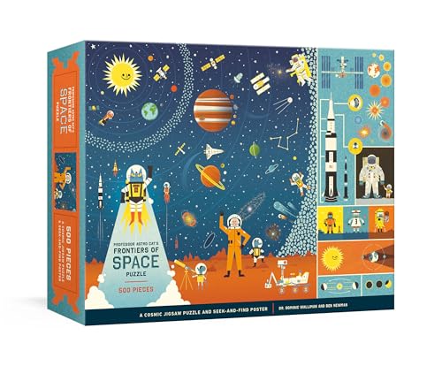 Stock image for Professor Astro Cat's Frontiers of Space 500-Piece Puzzle: Cosmic Jigsaw Puzzle and Seek-and-Find Poster : Jigsaw Puzzles for Kids for sale by HPB-Ruby