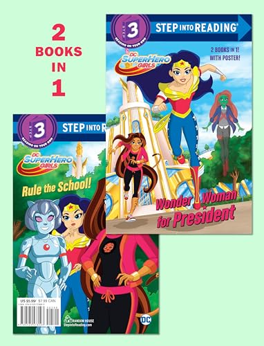 Beispielbild fr Wonder Woman for President/Rule the School! (DC Super Hero Girls) (Step into Reading) zum Verkauf von Gulf Coast Books