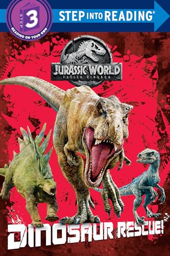 Beispielbild fr Dinosaur Rescue! (Jurassic World: Fallen Kingdom) (Step into Reading) zum Verkauf von SecondSale